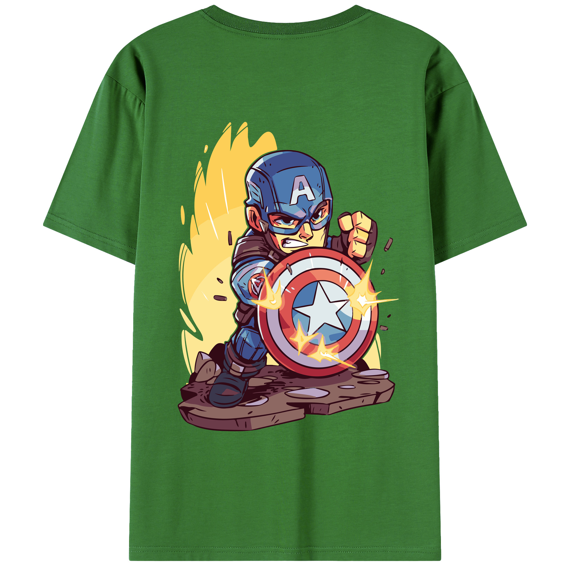 （画像用） アベンジャーズ The Avengers レディース半袖Tシャツ(バックプリント)